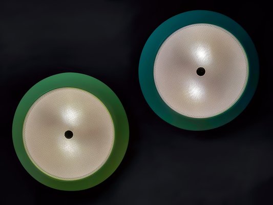 Mid-Century Italian Wall or Ceiling Lights from Stilnovo, 1950s-1960s, Set of 2-MTX-1820979