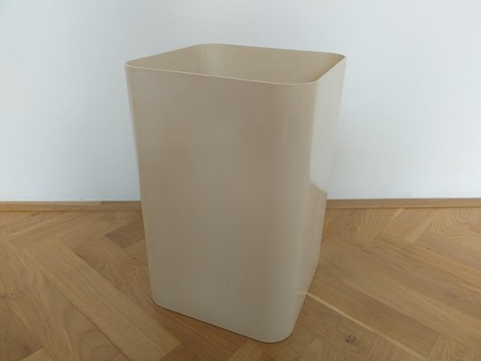 Mid-Century Italian Wastepaper Basket by Kartell Quadrato, 1970s-TZ-1074359