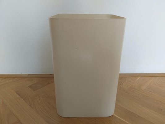 Mid-Century Italian Wastepaper Basket by Kartell Quadrato, 1970s-TZ-1074359