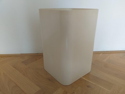 Mid-Century Italian Wastepaper Basket by Kartell Quadrato, 1970s-TZ-1074359