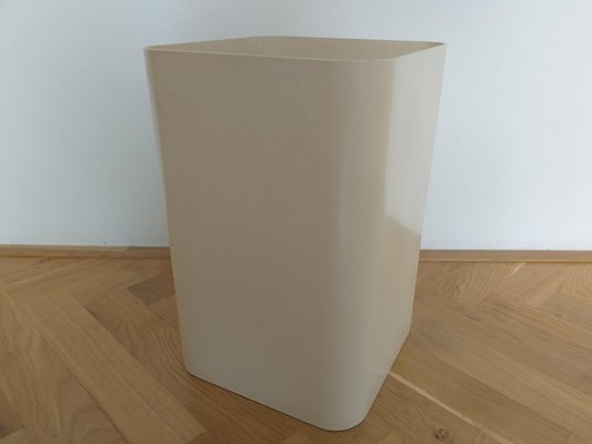 Mid-Century Italian Wastepaper Basket by Kartell Quadrato, 1970s-TZ-1074359