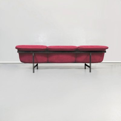 Mid-Century Italian Wave 3-Seater Sofa by Giovanni Offredi for Saporiti, 1970s-GDD-1337616