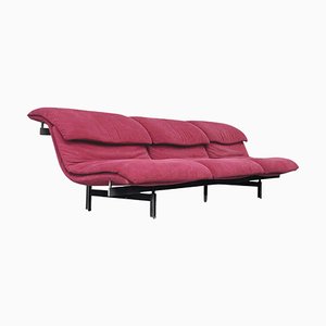 Mid-Century Italian Wave 3-Seater Sofa by Giovanni Offredi for Saporiti, 1970s-GDD-1337616