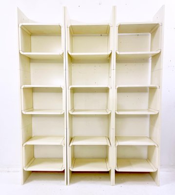 Mid-Century Italian White Lacquered Shelves, 1970s-FGA-1188521