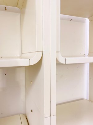 Mid-Century Italian White Lacquered Shelves, 1970s-FGA-1188521