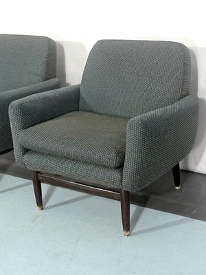 Mid-Century Italian Wood Modern Armchairs, 1960s, Set of 2-OT-1185274