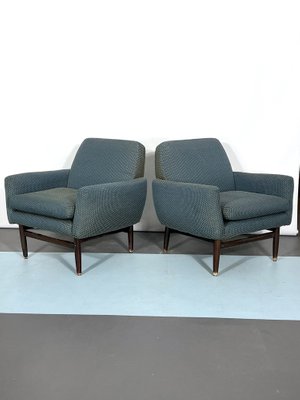 Mid-Century Italian Wood Modern Armchairs, 1960s, Set of 2-OT-1185274