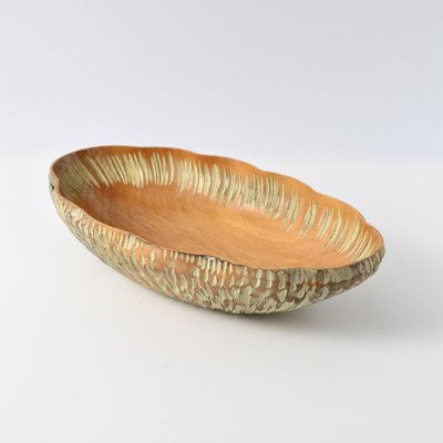 Mid-Century Italian Wooden Bowl from Macabo Cusano Milanino, 1950s-IXK-1807193