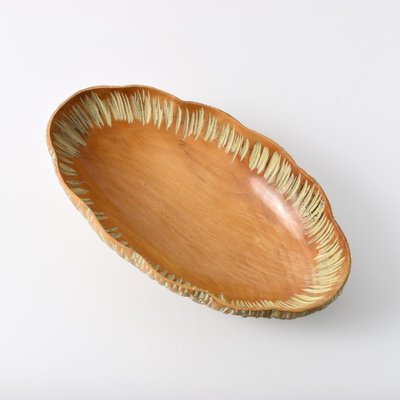 Mid-Century Italian Wooden Bowl from Macabo Cusano Milanino, 1950s-IXK-1807193