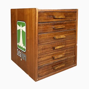 Mid-Century Italian Wooden Chest of Drawers for Tailoring by Filofort, 1940s-GDD-1343275