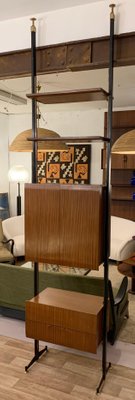 Mid Century Italian Wooden Wall Unit, 1960s-FGA-1077008