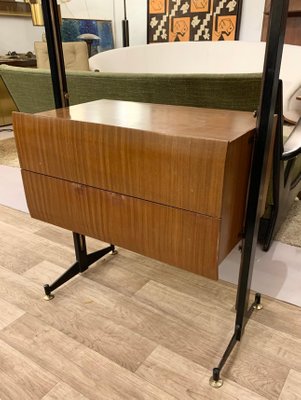 Mid Century Italian Wooden Wall Unit, 1960s-FGA-1077008