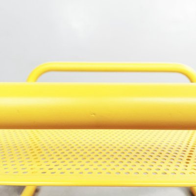 Mid-Century Italian Yellow Locus Solus Foot Stool by Gae Aulenti for Poltronova, 1960s-GDD-1274848