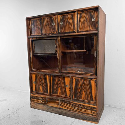 Mid-Century Japanese Cha Tansu Shōwa Tea Cabinet, 1930s-DWL-1786390