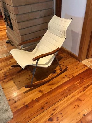 Mid-Century Japanese Rocking Chair by Takeshi Nii-OXJ-569105