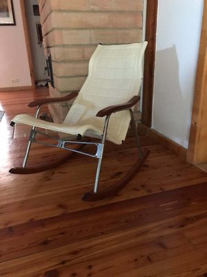 Mid-Century Japanese Rocking Chair by Takeshi Nii-OXJ-569105