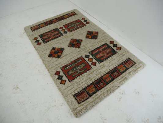 Mid-Century Kelim Brussels Style Rug in Wool, 1960s-TZ-1256622