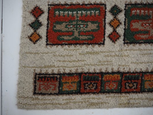 Mid-Century Kelim Brussels Style Rug in Wool, 1960s-TZ-1256622