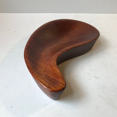 Mid-Century Kidney-Shaped Teak Bowl, 1960s-LCR-975975