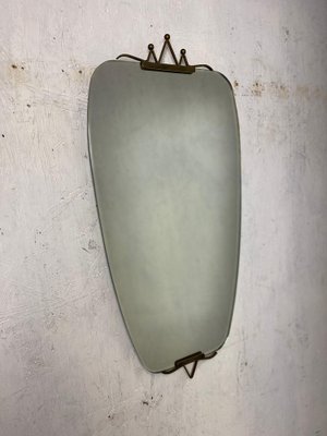 Mid-Century Kidney Shaped Wall Mirror-GPQ-1739455