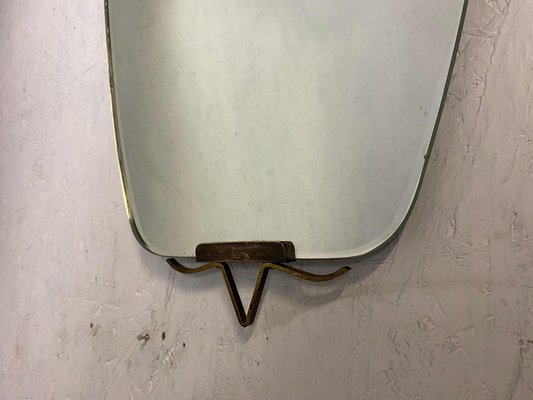 Mid-Century Kidney Shaped Wall Mirror-GPQ-1739455