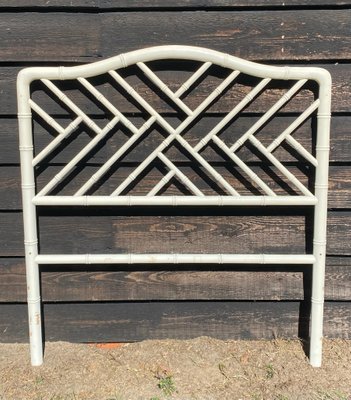 Mid-Century Lacquered Bamboo Headboard-LL-1348297