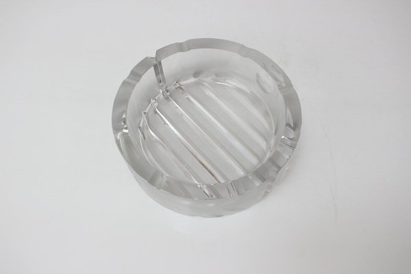 Mid-Century Large Ashtray from Bohemia Glass, 1970s-TZ-1291256