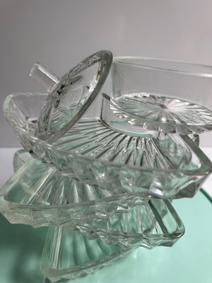 Mid-Century Lazy Susan, 1950s, Set of 6-VTK-2035650