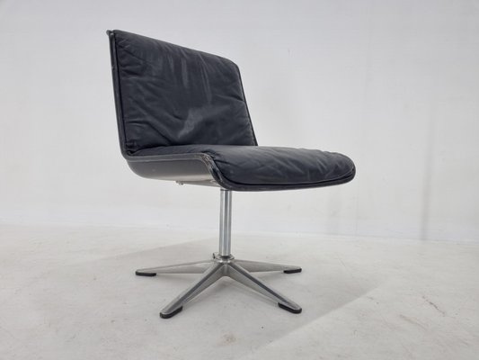 Mid-Century Leather Desk Chair by Delta Wilkhahn, 1970s-TZ-1130624