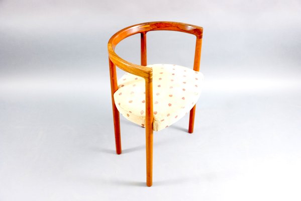 Mid-Century Leather Model 125 Dining Chair by Ole Gjerløv-Knudsen & Torben Lind for France & Søn / France & Daverkosen-CIP-782914