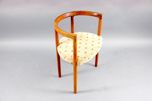 Mid-Century Leather Model 125 Dining Chair by Ole Gjerløv-Knudsen & Torben Lind for France & Søn / France & Daverkosen-CIP-782914