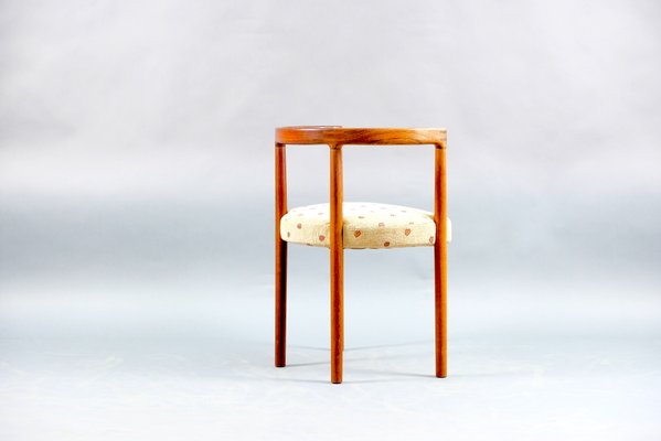 Mid-Century Leather Model 125 Dining Chair by Ole Gjerløv-Knudsen & Torben Lind for France & Søn / France & Daverkosen-CIP-782914