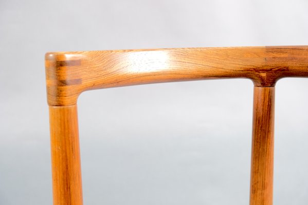 Mid-Century Leather Model 125 Dining Chair by Ole Gjerløv-Knudsen & Torben Lind for France & Søn / France & Daverkosen-CIP-782914