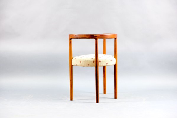 Mid-Century Leather Model 125 Dining Chair by Ole Gjerløv-Knudsen & Torben Lind for France & Søn / France & Daverkosen-CIP-782914