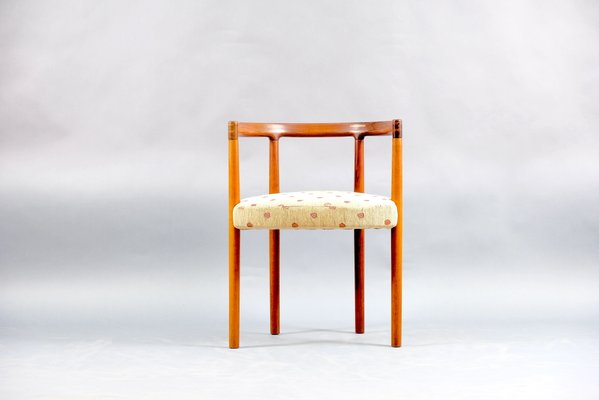 Mid-Century Leather Model 125 Dining Chair by Ole Gjerløv-Knudsen & Torben Lind for France & Søn / France & Daverkosen-CIP-782914