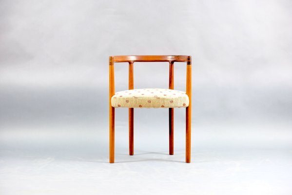 Mid-Century Leather Model 125 Dining Chair by Ole Gjerløv-Knudsen & Torben Lind for France & Søn / France & Daverkosen-CIP-782914