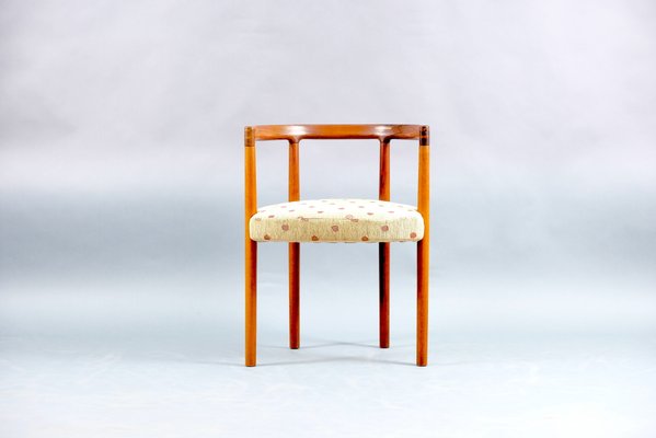 Mid-Century Leather Model 125 Dining Chair by Ole Gjerløv-Knudsen & Torben Lind for France & Søn / France & Daverkosen-CIP-782914