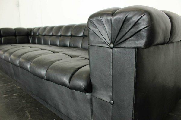 Mid-Century Leather Model 5407 Sofa by Edward Wormley for Dunbar,1960s-VGV-862409