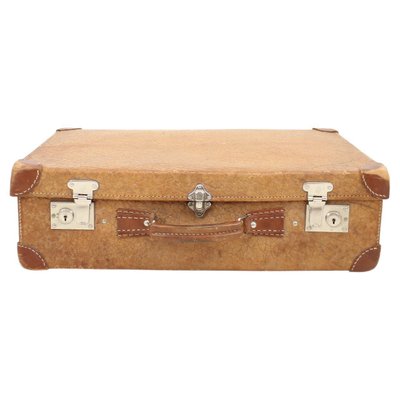 Mid-Century Leather Suitcase, 1950s-TZ-1395256