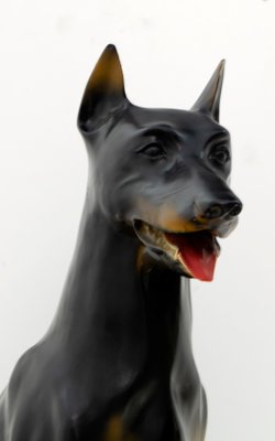 Mid-Century Life-Size Dog Sculpture, 1970s-FER-705593