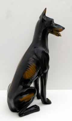 Mid-Century Life-Size Dog Sculpture, 1970s-FER-705593