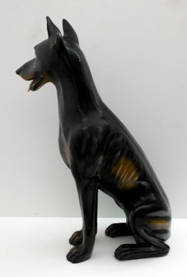 Mid-Century Life-Size Dog Sculpture, 1970s-FER-705593