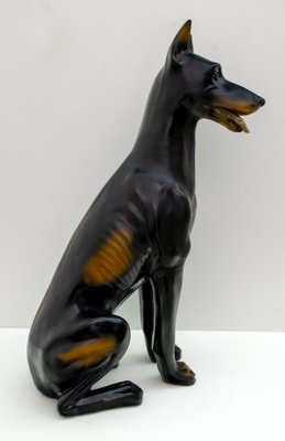 Mid-Century Life-Size Dog Sculpture, 1970s-FER-705593