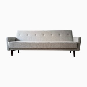 Mid-Century Light Grey Daybed in Raf-Simons-Bouclé, 1960s-APD-1145282