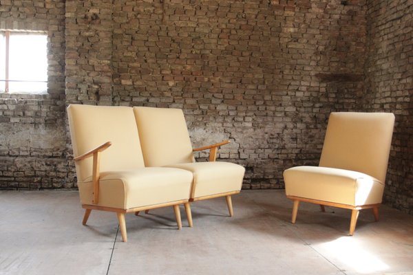 Mid-Century Living Room Set, 1960s, Set of 5-XQB-1813800