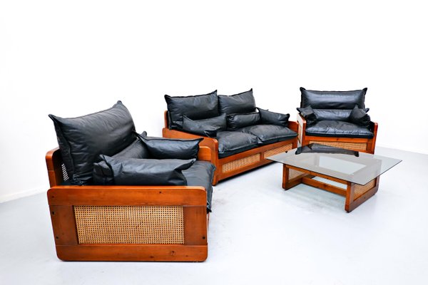 Mid-Century Living Room Set, 1970s, Set of 4-FGA-953184