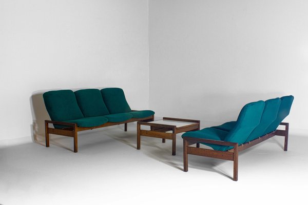 Mid-Century Living Room Set by Georges van Rijck for Beaufort, Belgium, 1960s, Set of 3-LIO-1787592