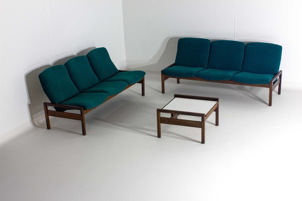 Mid-Century Living Room Set by Georges van Rijck for Beaufort, Belgium, 1960s, Set of 3-LIO-1787592