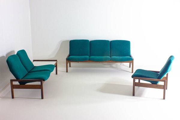 Mid-Century Living Room Set by Georges van Rijck for Beaufort, Belgium, 1960s, Set of 3-LIO-1787592