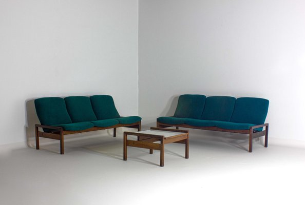 Mid-Century Living Room Set by Georges van Rijck for Beaufort, Belgium, 1960s, Set of 3-LIO-1787592